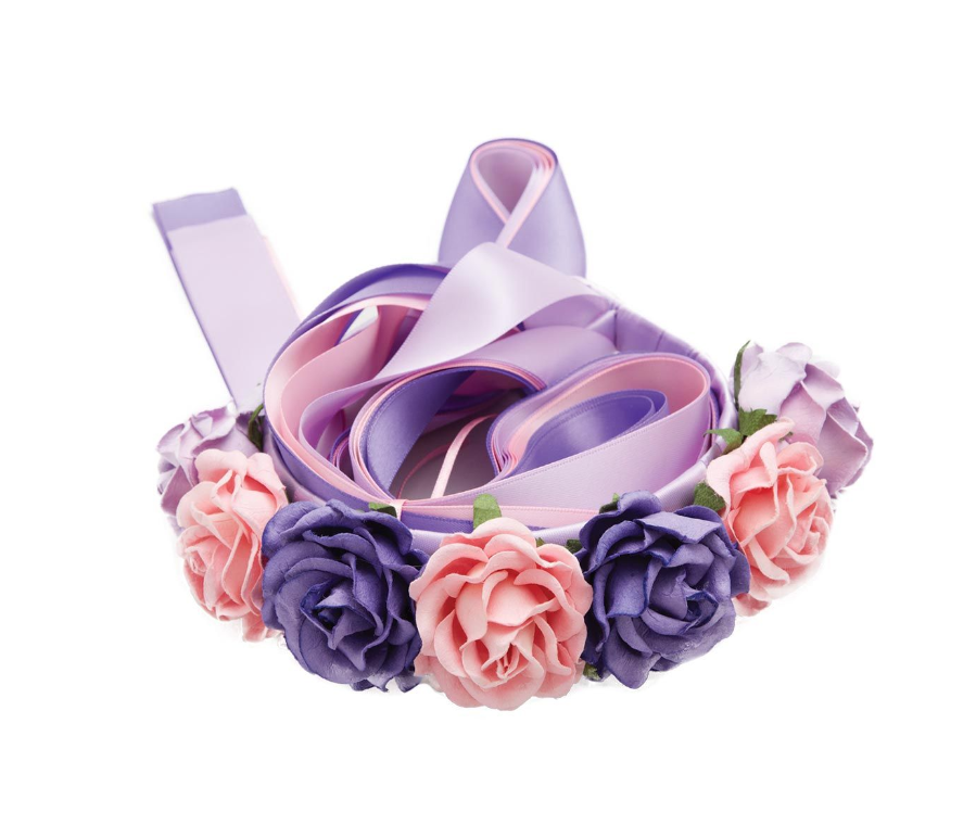 Capezio Mimy Flower Headband w/Ribbon