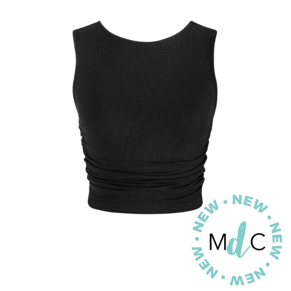 Energetiks Pulse Madison Gather Crop Singlet, Childs
