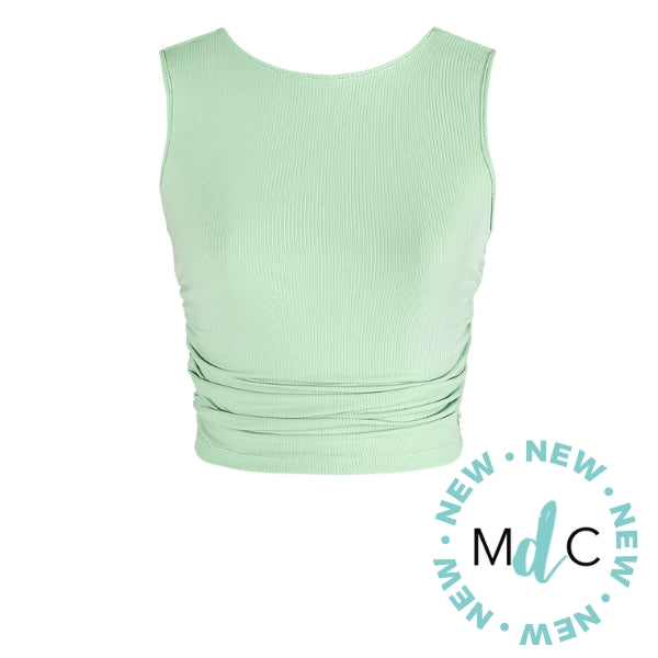 Energetiks Pulse Madison Gather Crop Singlet, Adults