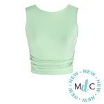 Energetiks Pulse Madison Gather Crop Singlet, Adults