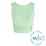 Energetiks Pulse Madison Gather Crop Singlet, Adults