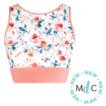 Energetiks Tea Rose Collection Natalie 4-Way Crop Top, Adults