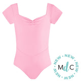 Energetiks Pastel Core Collection Veronica Pleat Front Leotard, Childs