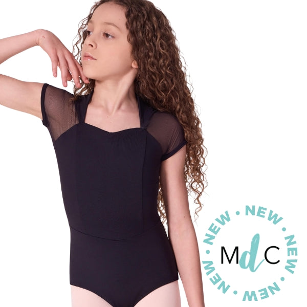 Capezio Soft Elegance Corset Short Sleeve Leotard, Childs
