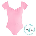 Energetiks Pastel Core Collection Veronica Pleat Front Leotard, Adults