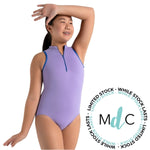 Capezio Color Pop Zip Front Leotard, Childs