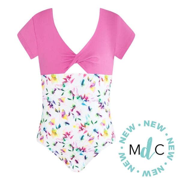 Energetiks Bloom Limited Edition Avery Cap Sleeve Leotard, Childs