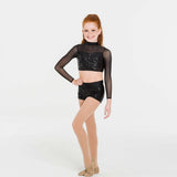 Studio 7 Attitude Sequin Shorts, Childs