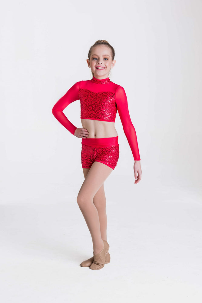 Studio 7 Attitude Sequin Shorts, Childs