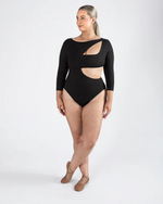 Energetiks Align Collection Xenia 3/4 Sleeve Leotard, Adults