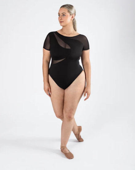 Energetiks Align Collection Delta Cap Sleeve Leotard, Adults