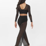 Studio 7 Tyler Long Sleeve Crop, Adults