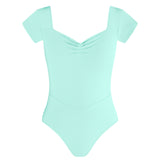 Energetiks Pastel Core Collection Veronica Pleat Front Leotard, Adults