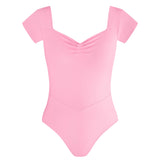 Energetiks Pastel Core Collection Veronica Pleat Front Leotard, Adults