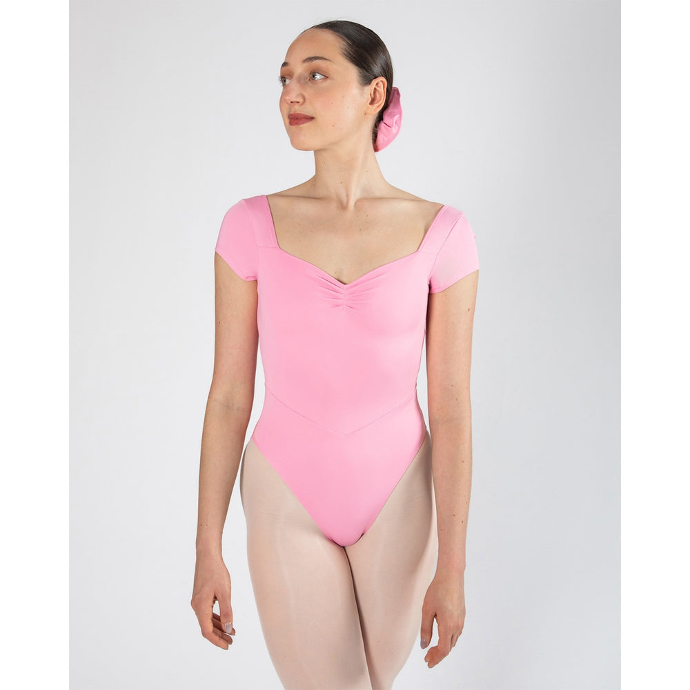 Energetiks Pastel Core Collection Veronica Pleat Front Leotard, Adults