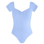 Energetiks Pastel Core Collection Veronica Pleat Front Leotard, Adults