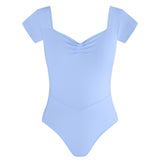 Energetiks Pastel Core Collection Veronica Pleat Front Leotard, Adults