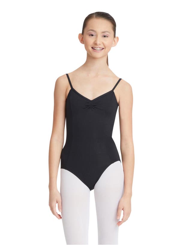 Capezio Meryl Adjustable Camisole Leotard with Pinch Front, Adults