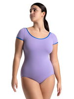 Capezio Limited Color Pop Short Sleeve Square Back Leotard, Adults