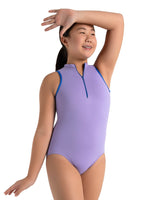 Capezio Color Pop Zip Front Leotard, Childs