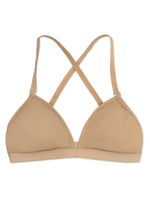 Capezio Deep Neck Clear Back Bra, Childs
