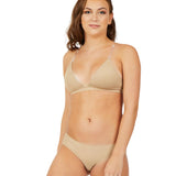 Capezio Deep Neck Clear Back Bra, Childs