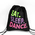 Capezio Eat. Sleep. Dance. Drawstring Bag