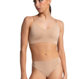 Capezio Seamless Clear Back Bra w/ Straps, Adults