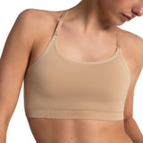 Capezio Seamless Convertible Longline Bra, Childs