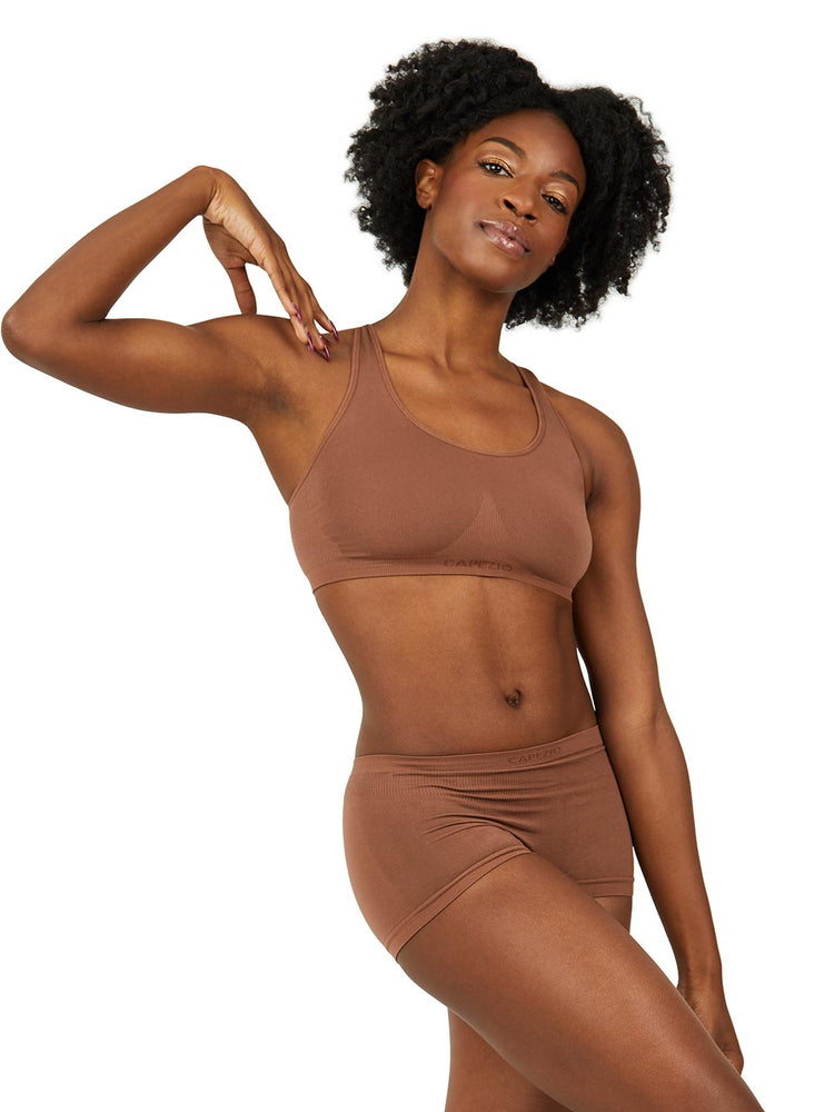 Capezio Seamless Racerback Sports Bra, Adults