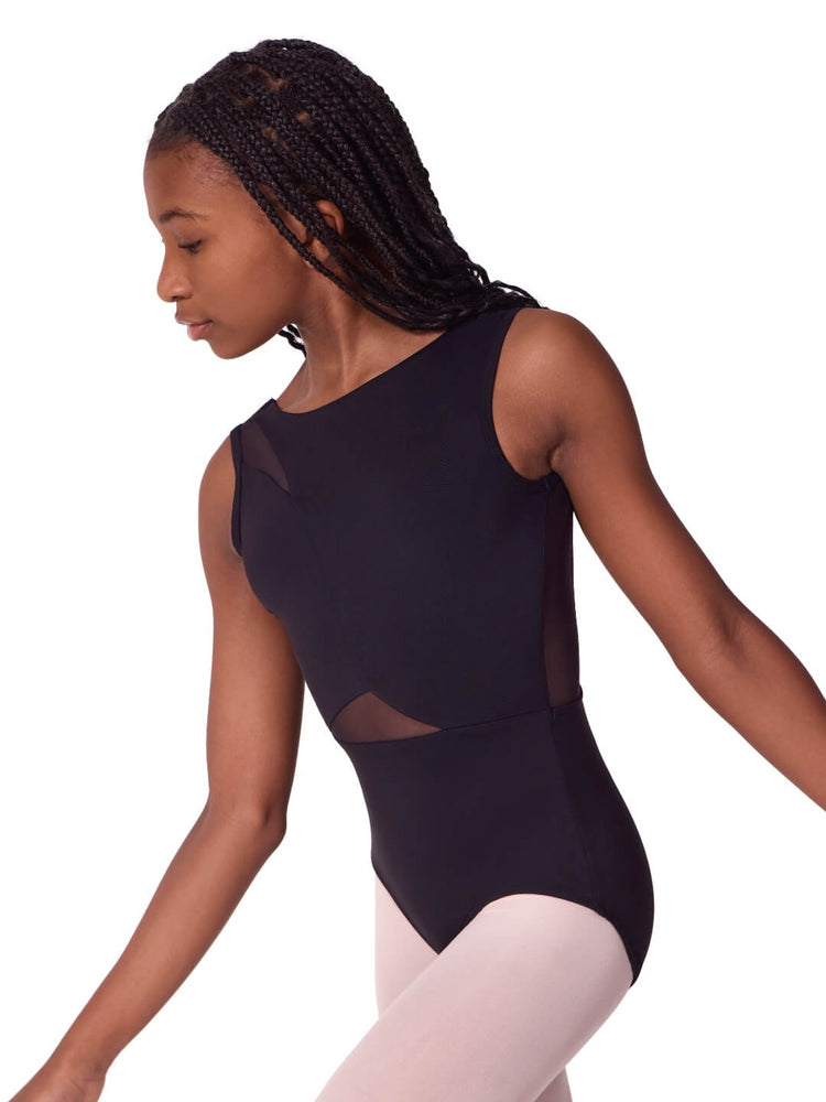 Capezio Soft Elegance Asymmetrical Boat Neck Leotard, Childs