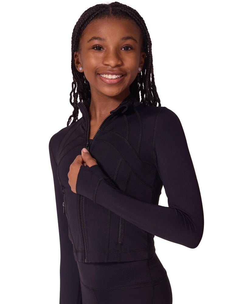 Capezio Soft Elegance Athletic Dance Jacket, Childs