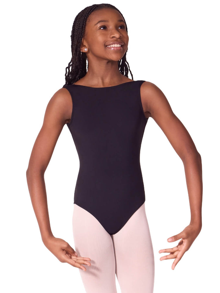 Capezio Soft Elegance Boatneck Leotard, Childs
