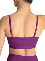 Capezio Spot on Mesh Overlay Bratek Bar Top, Adults