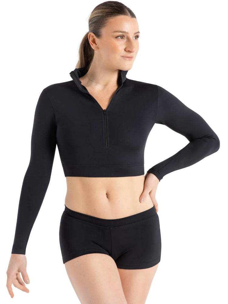 Capezio Turtleneck Long Sleeve Top, Adults