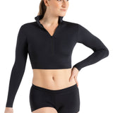 Capezio Turtleneck Long Sleeve Top, Adults