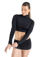 Capezio Turtleneck Long Sleeve Top, Adults