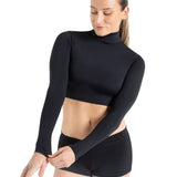 Capezio Turtleneck Long Sleeve Top, Adults