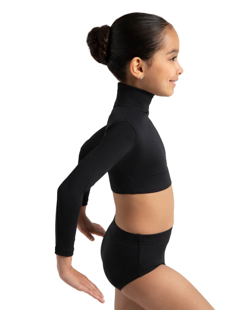 Capezio Turtleneck Long Sleeve Top, Childs
