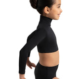 Capezio Turtleneck Long Sleeve Top, Childs