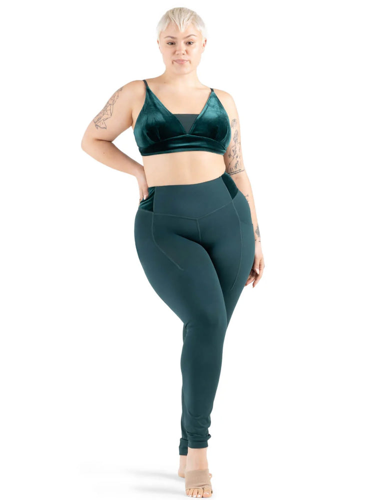 Capezio Velvet Forest Collection Oak Legging Adult