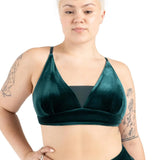 Capezio Velvet Forest Collection Viridian Bra Adult