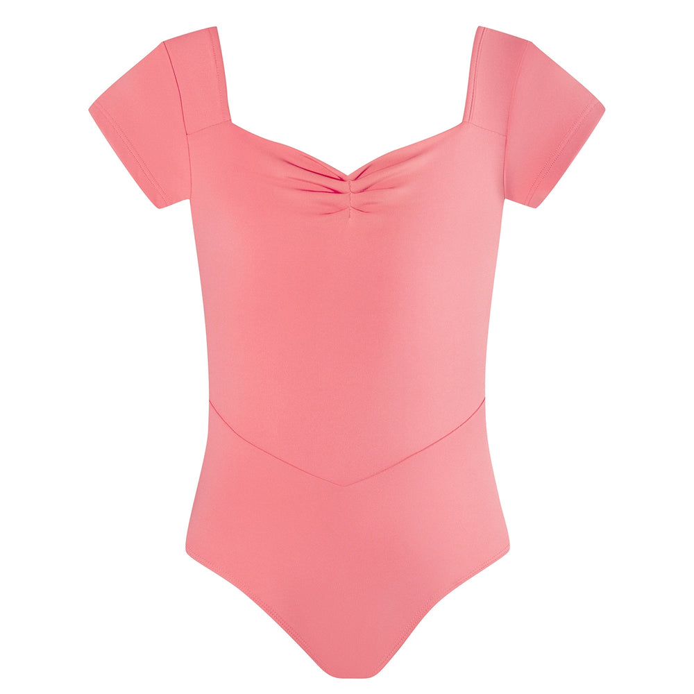 Energetiks Pastel Core Collection Veronica Pleat Front Leotard, Childs