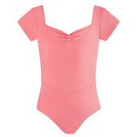Energetiks Pastel Core Collection Veronica Pleat Front Leotard, Childs