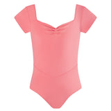 Energetiks Pastel Core Collection Veronica Pleat Front Leotard, Childs