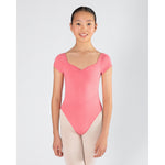 Energetiks Pastel Core Collection Veronica Pleat Front Leotard, Childs