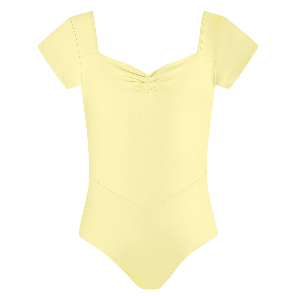Energetiks Pastel Core Collection Veronica Pleat Front Leotard, Childs