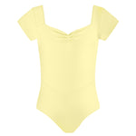 Energetiks Pastel Core Collection Veronica Pleat Front Leotard, Childs