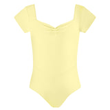 Energetiks Pastel Core Collection Veronica Pleat Front Leotard, Childs