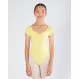 Energetiks Pastel Core Collection Veronica Pleat Front Leotard, Childs